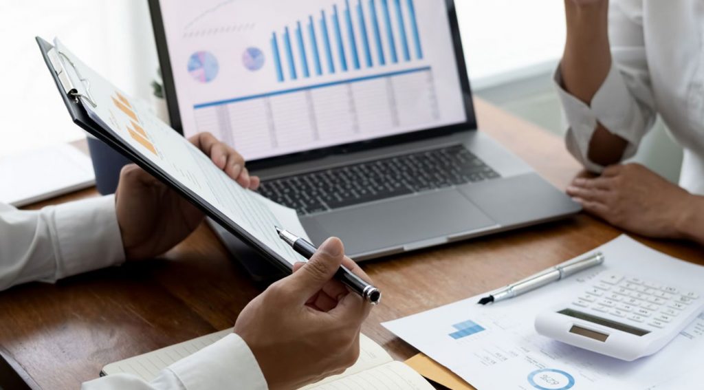 Pantalla mostrando resultados de analisis en las redes sociales